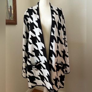 Houndstooth cardigan